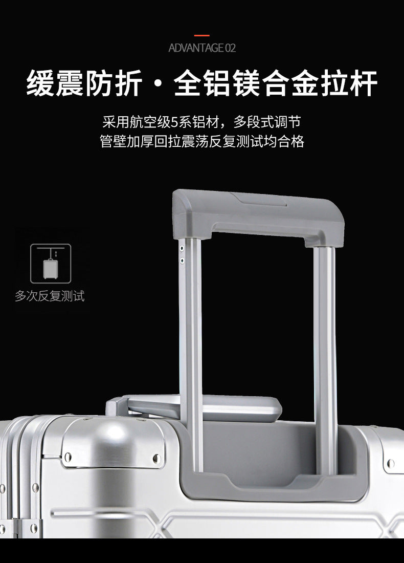 Aluminium Suitcases Wheeled Trolleys Business Trip in USA