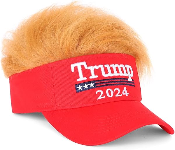 Trump 2024 Hat with Hair,Donald Trump Make Am in USA