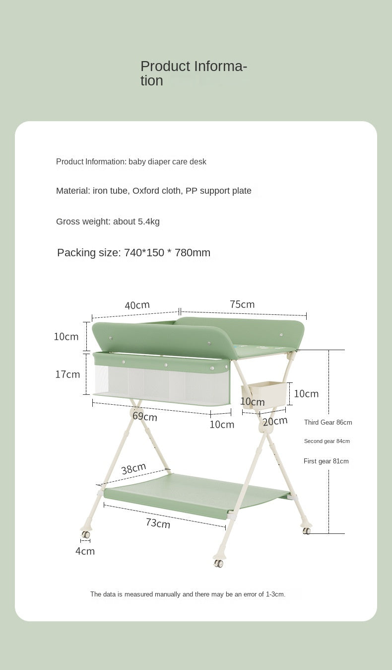 Baby Diaper Changing Table Multifunctional Massage Touch in USA