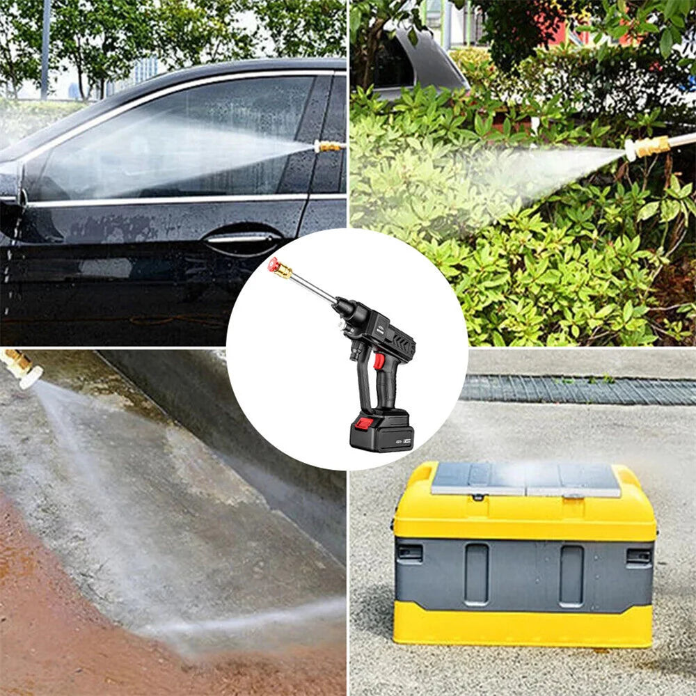 Portable Cordless 48V High Pressure Car Wash Washer Gun Foam Generator