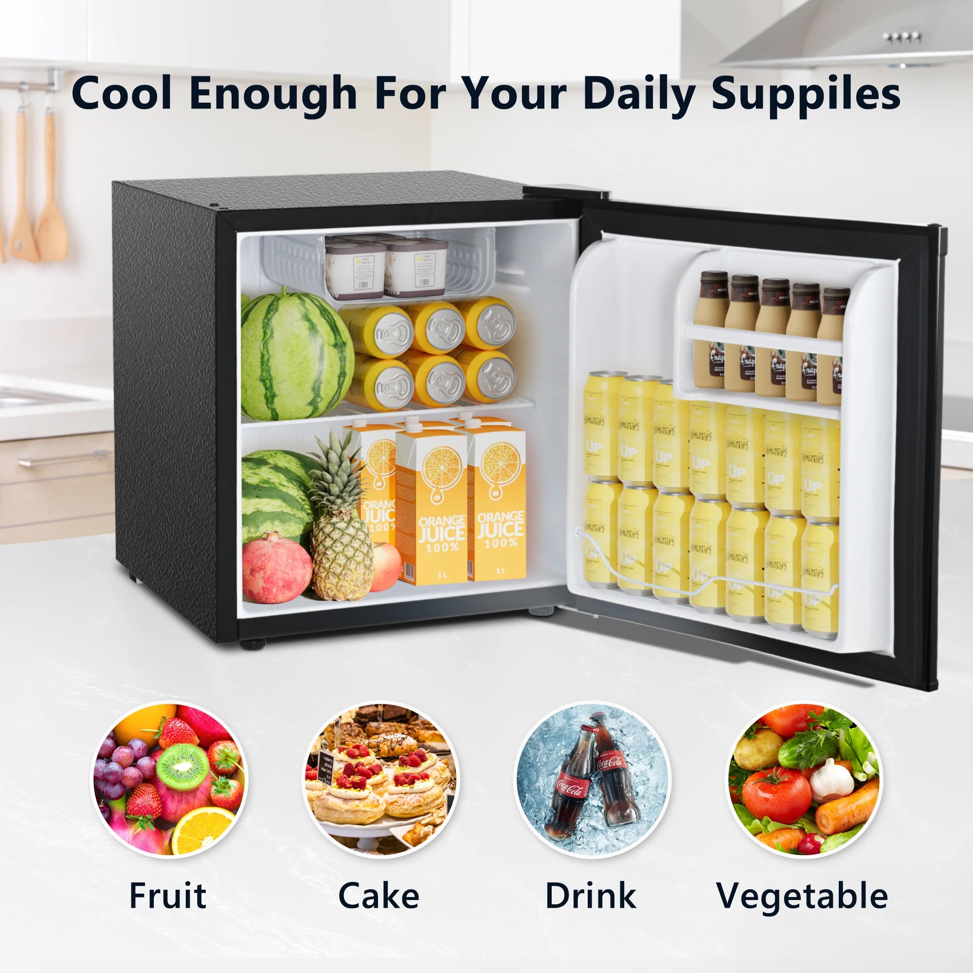 Mini Fridge Freezer, Single Door Mini Refrigerator IN USA.