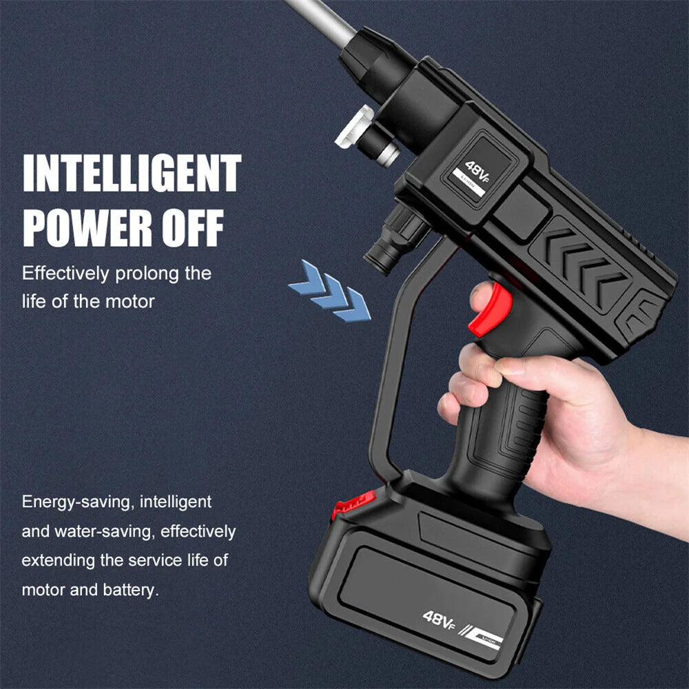 Portable Cordless 48V High Pressure Car Wash Washer Gun Foam Generator