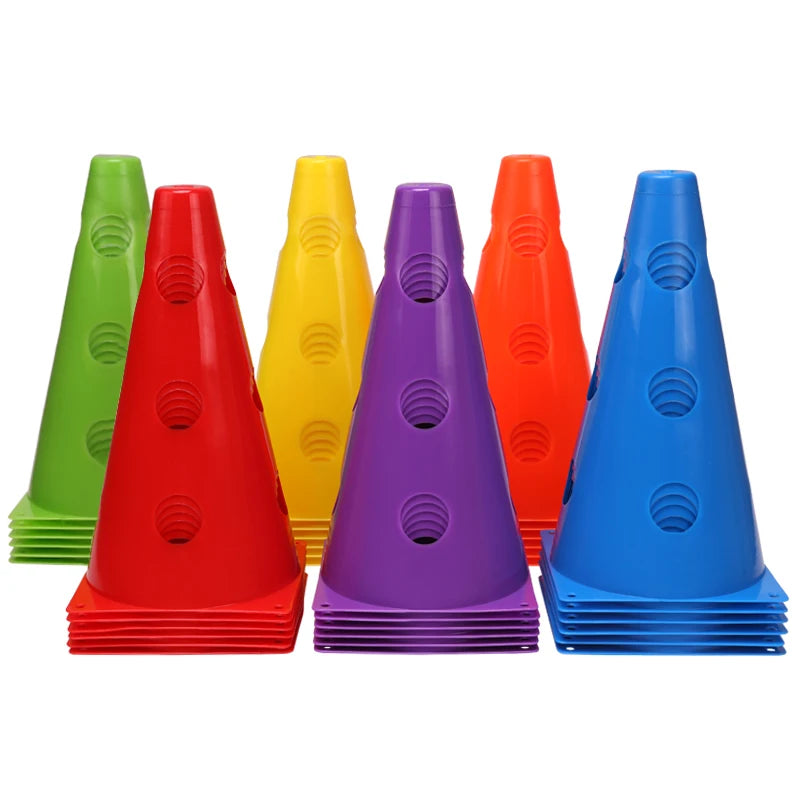 12PCS 18PCS 24PCS 30PCS 36PCS Durable Mark Cones Football Agility Trai