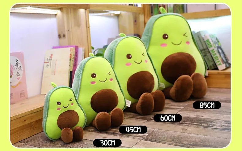 Cute Avocado Stuffed Plush Pillow Toys Kids Filled in USA