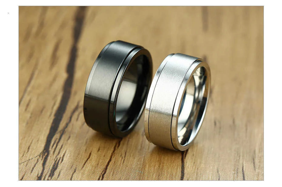 Spinner Ring Men Stress Release Accessory Classic in USA