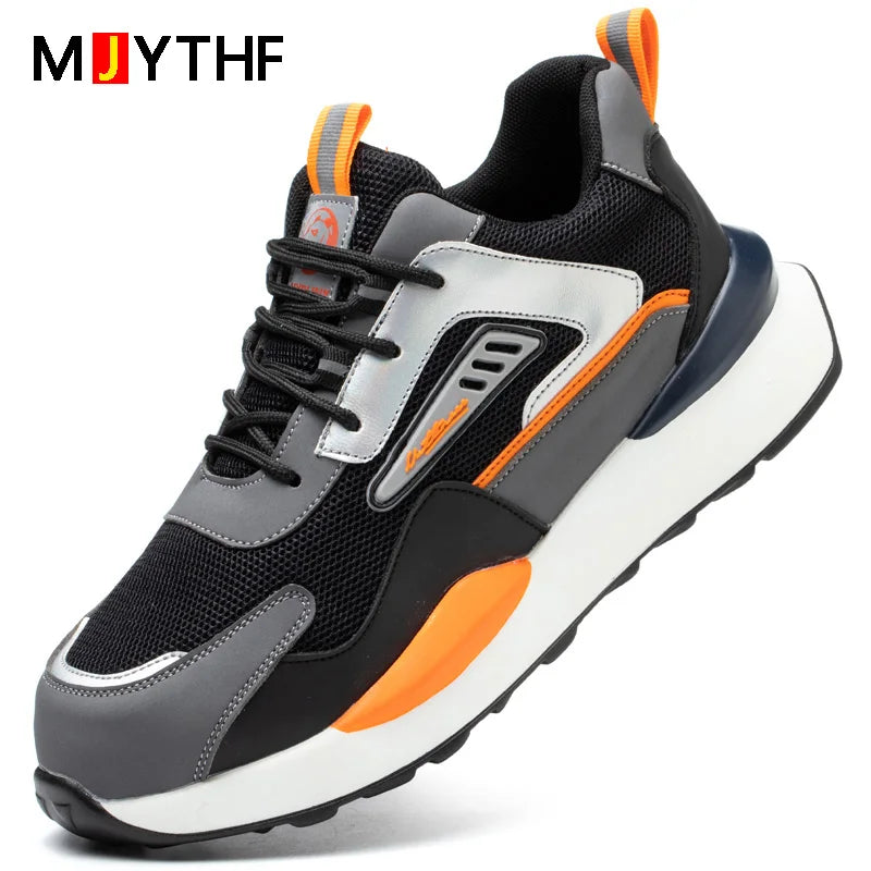 High Quality Indestructible Safety Shoes Men Work Sneakers Light Secur