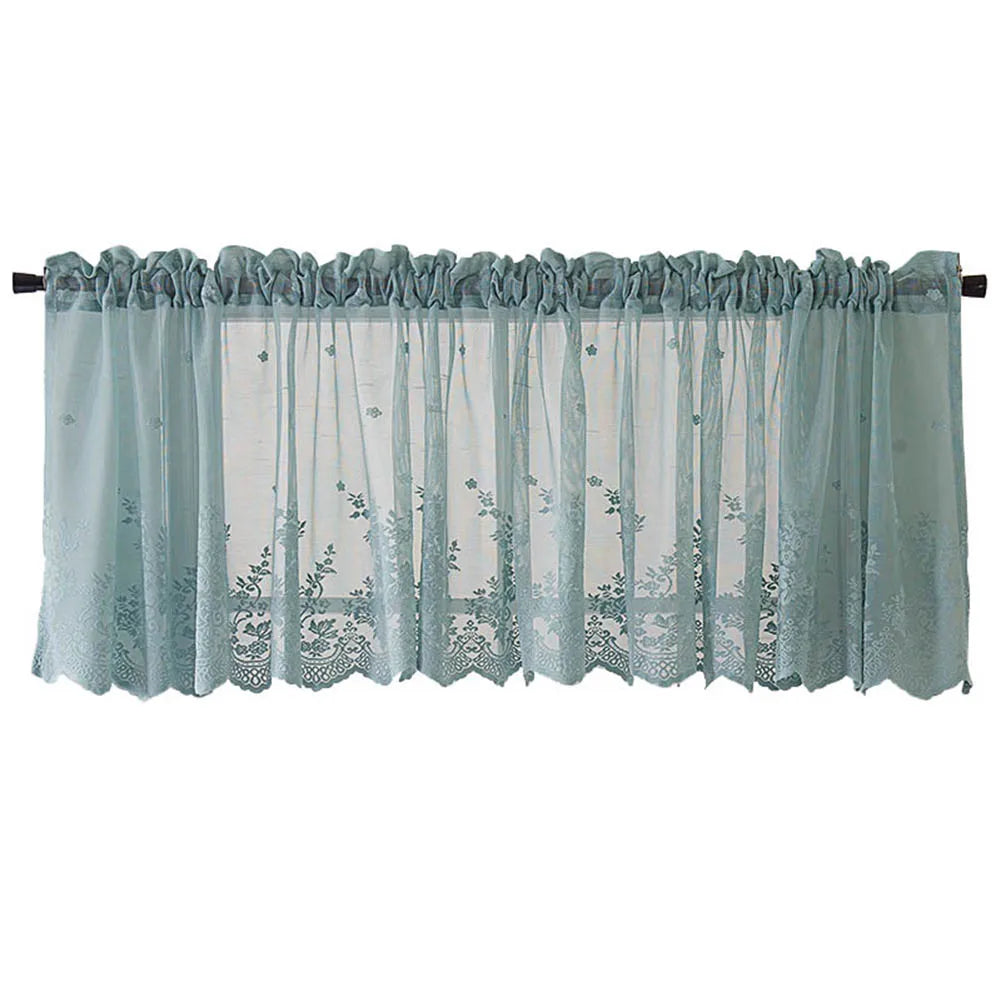 Modern Lace Jacquard Window Curtain Valance Lace in USA