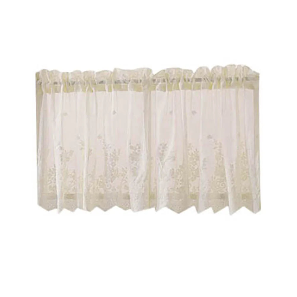 Modern Lace Jacquard Window Curtain Valance Lace in USA