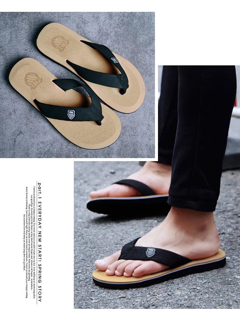 New Sandals Shoes Men Summer Men Flip Flops in USA