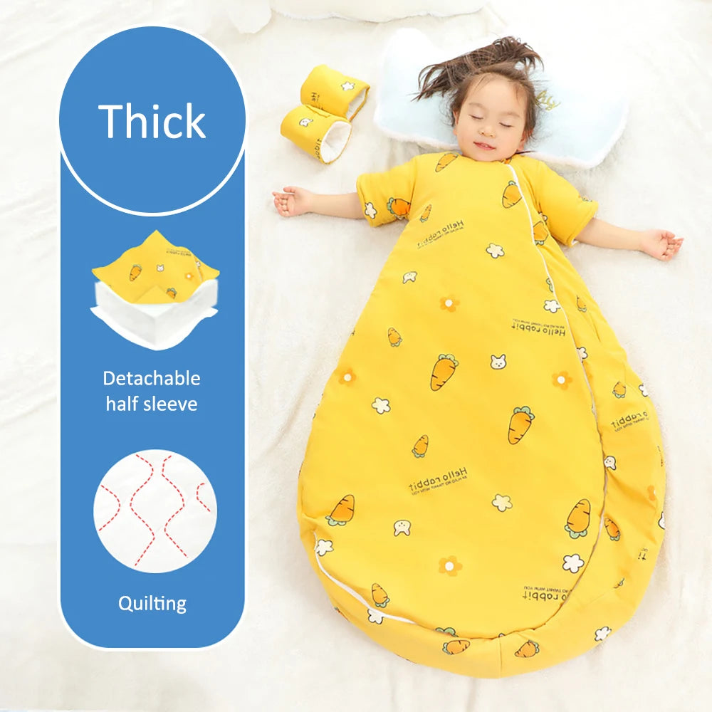 Baby Sleeping Bag Winter Thick Detachable Sleeves in USA