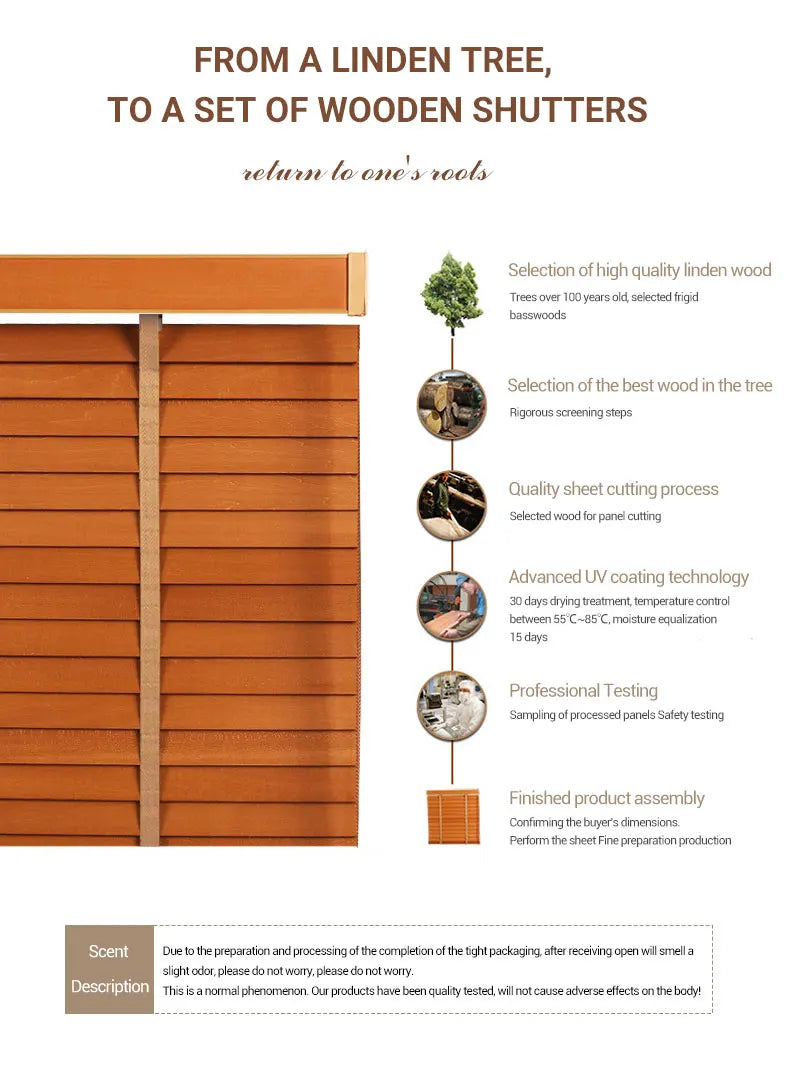 Wholesale Custom Wood Grain Faux Wood Plantation Shutters Venetian Bli