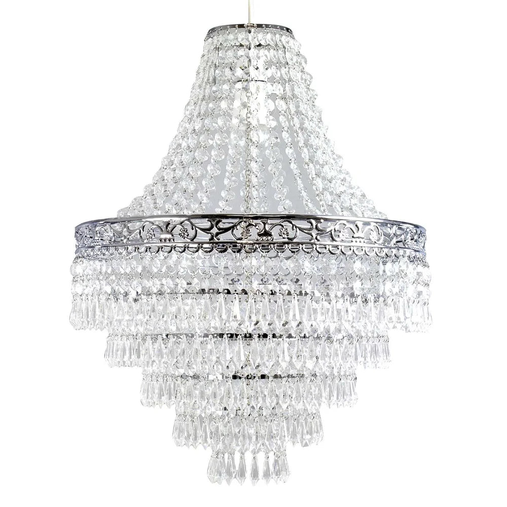 Blenheim Plastic Large Acrylic Chandelier Shade Easy IN USA.