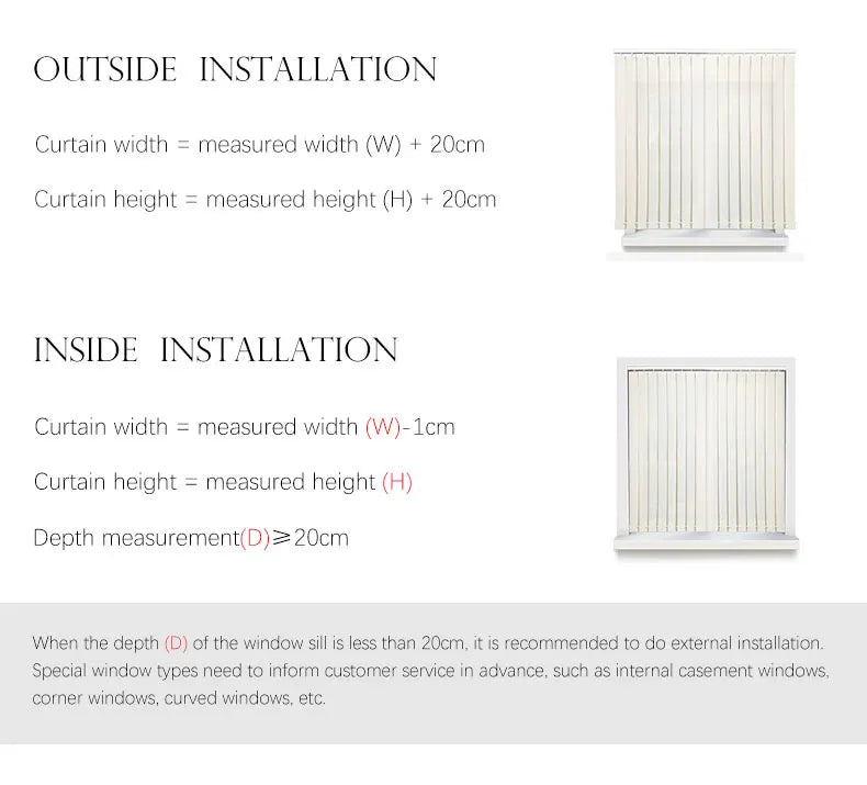 White Dream Shutter Vertical Curtain Floor Ceiling Window