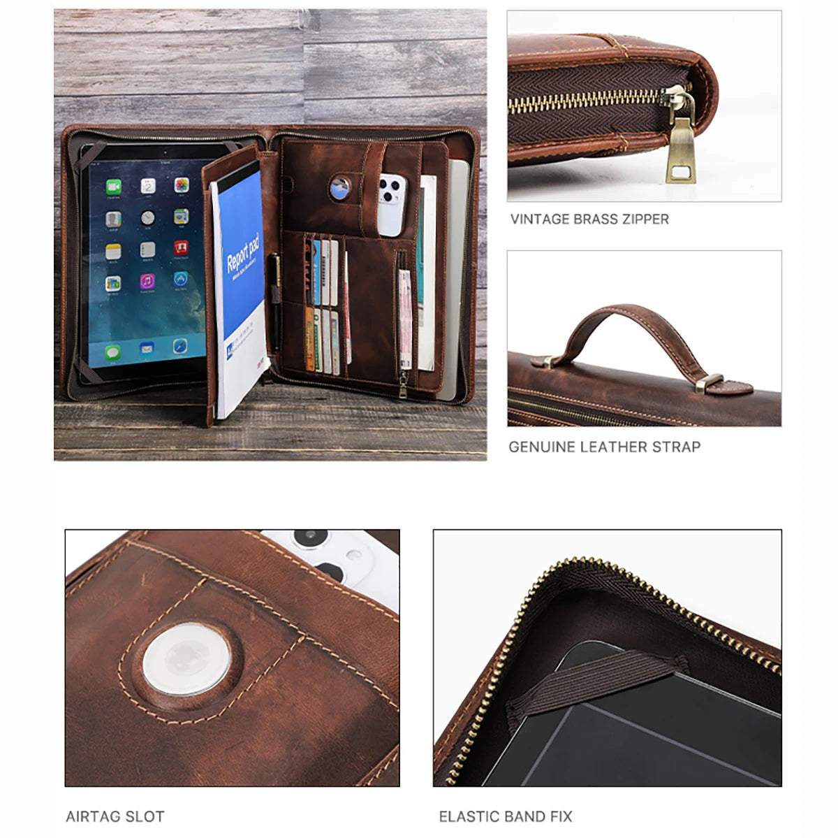 Leather Portfolio iPad Gen iPad Pro/Air Cover iPad Air IN USA.