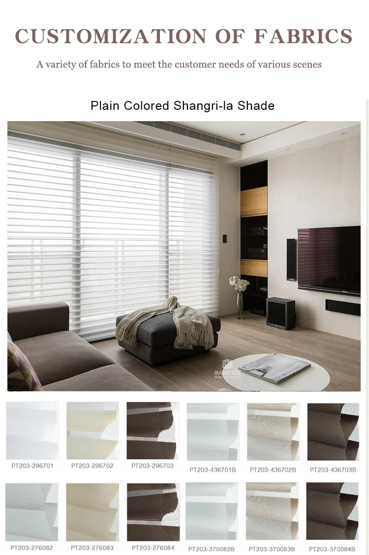 Motorized Blinds Shangrila Shades Shutters Rechargeable