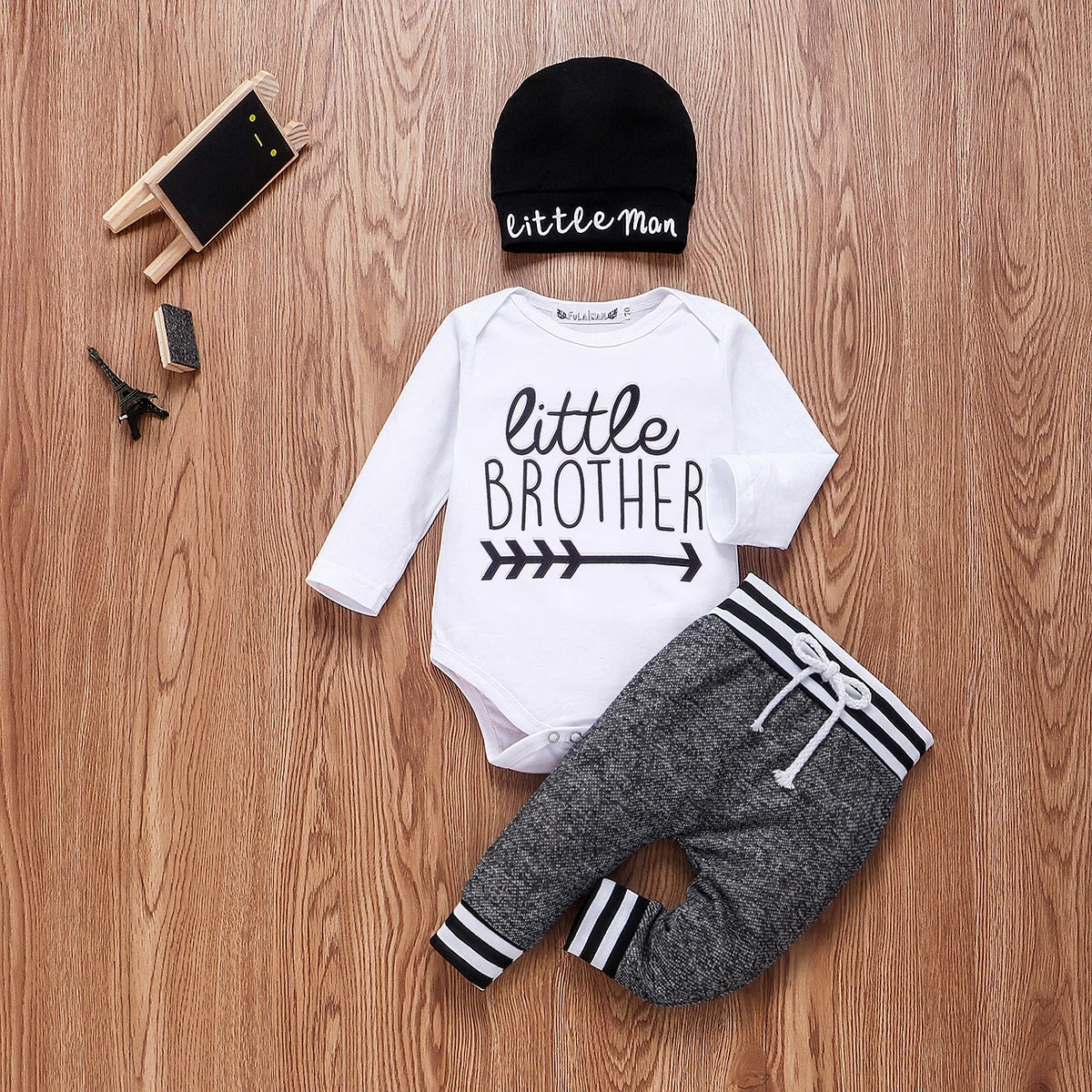 Newborn Infant Baby Boy Clothes Cotton Sets Long Sleeve in USA