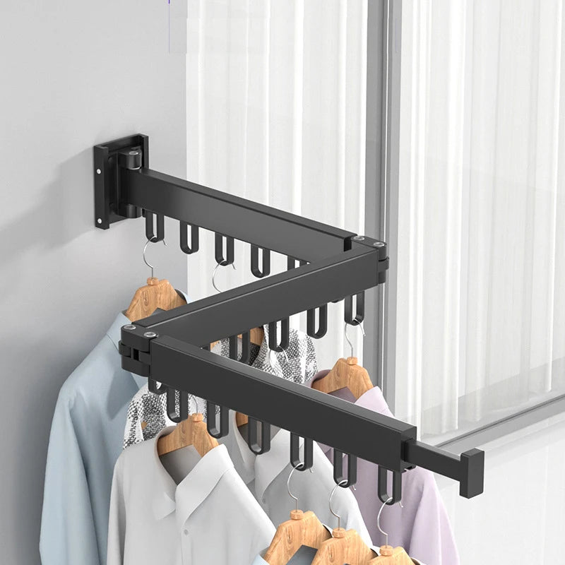 Retractable Cloth Drying Rack Folding Clothes Hanger IN USA.