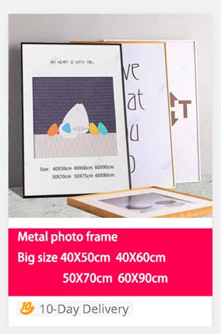 Set Picture Frame Metal Poster Frame Classic Alumini in USA.