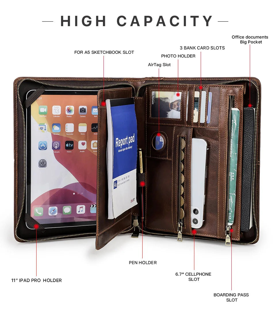 Leather Portfolio iPad Gen iPad Pro/Air Cover iPad Air IN USA.