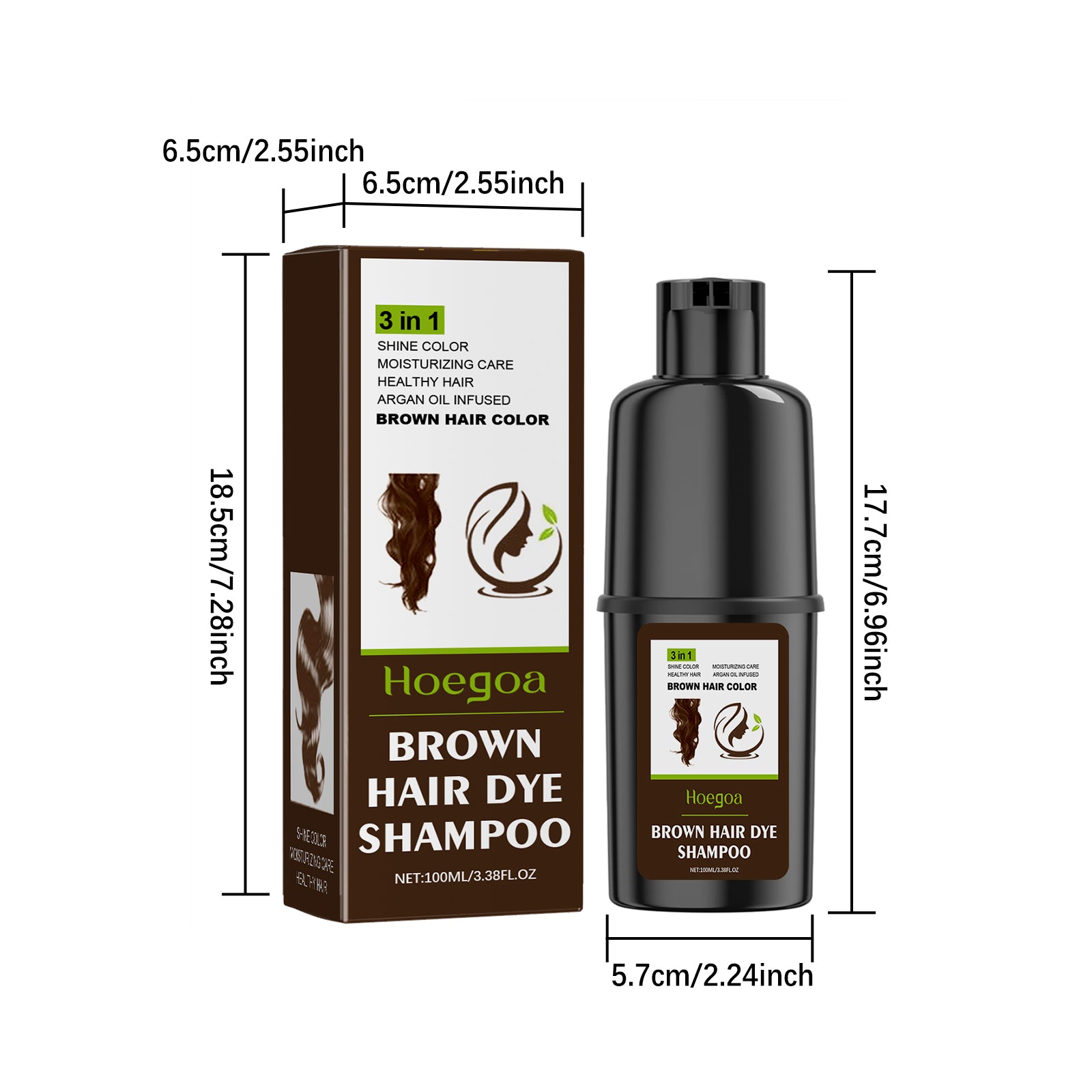 Hoegoa Hairdressing Shampoo Herbal essence Moisturizing in USA