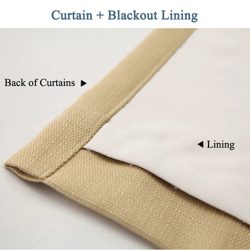 MAKEHOME White Colors Thermal Blackout Lining Curtains in USA