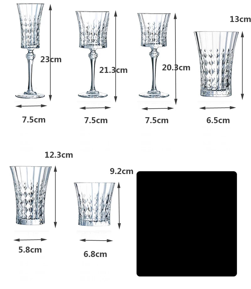 Europe Style Crystal Cup Luxury Goblet Great Capacity Wine Cup in USA.