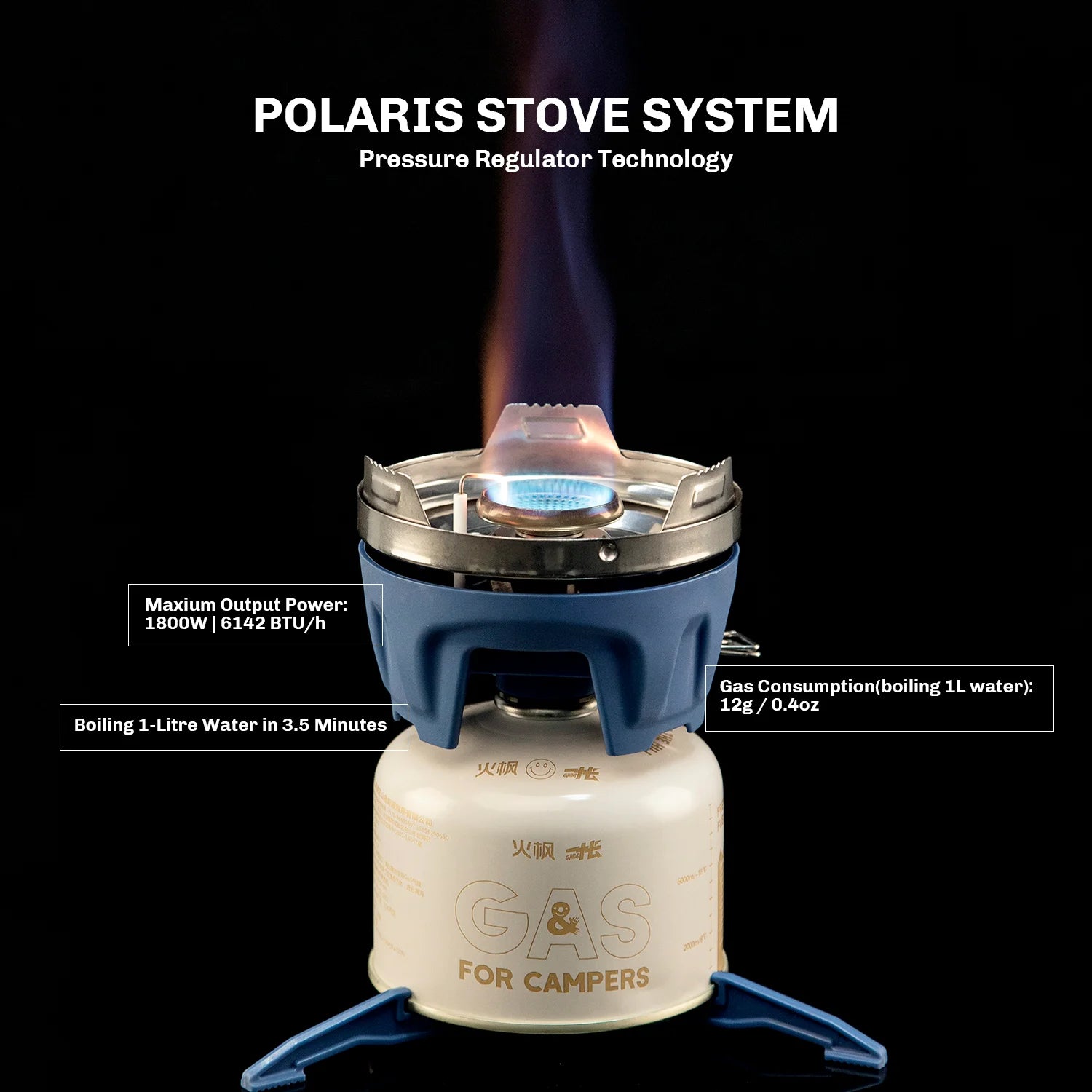 Fire Maple Polaris Cooking System Portable Stove Micro IN USA.