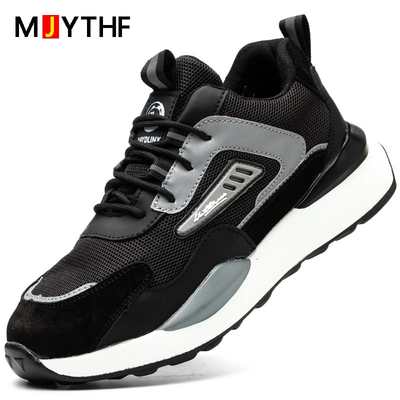 High Quality Indestructible Safety Shoes Men Work Sneakers Light Secur