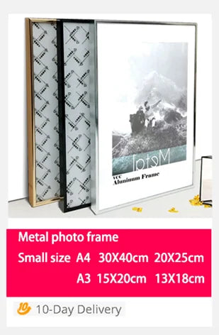 Set Picture Frame Metal Poster Frame Classic Alumini in USA.