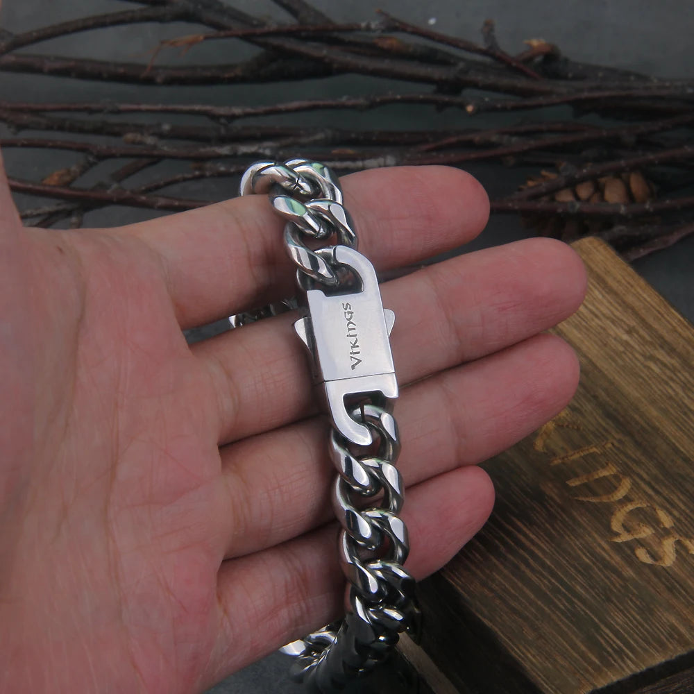 Stainless Steel Vikings Bracelets Link Chain Bracelets in USA