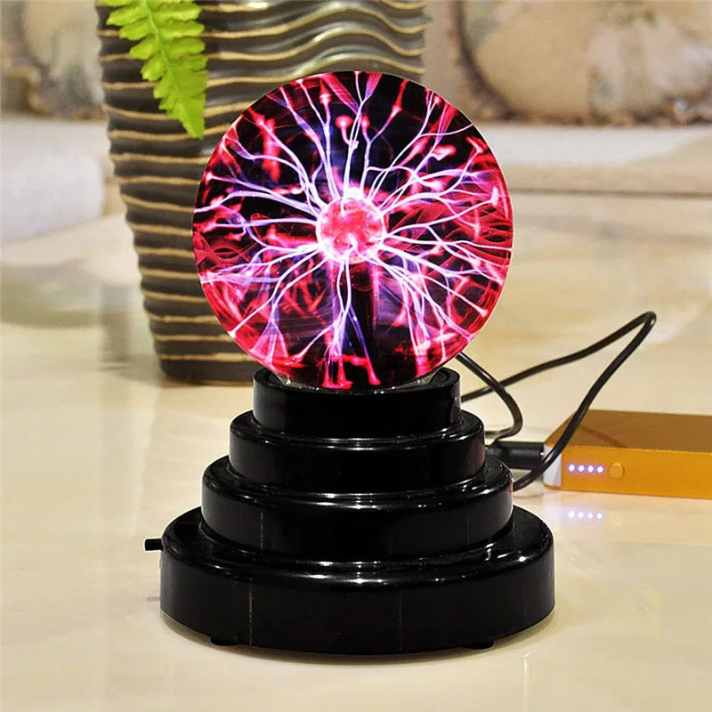 Novelty Magic Glass Plasma Ball Light USB Plug-in Only Touch in USA