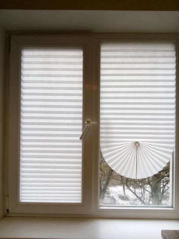 Cheap Adhesive Window Pleated Zebra Blind Shades Blind in USA