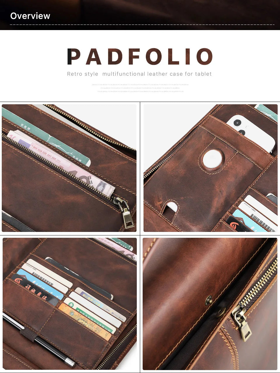 Leather Portfolio iPad Gen iPad Pro/Air Cover iPad Air IN USA.