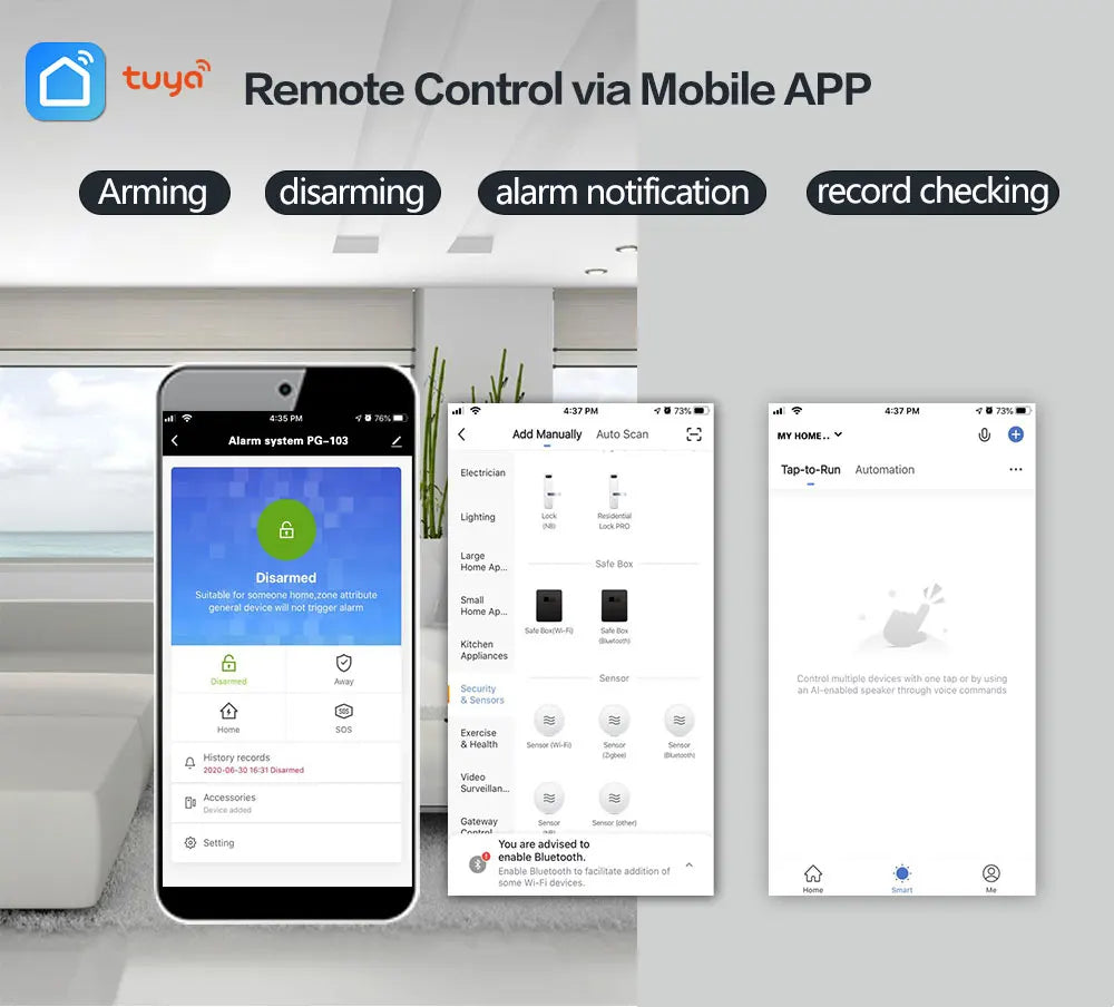 Alarm System Home Burglar Securty House App Control in USA.