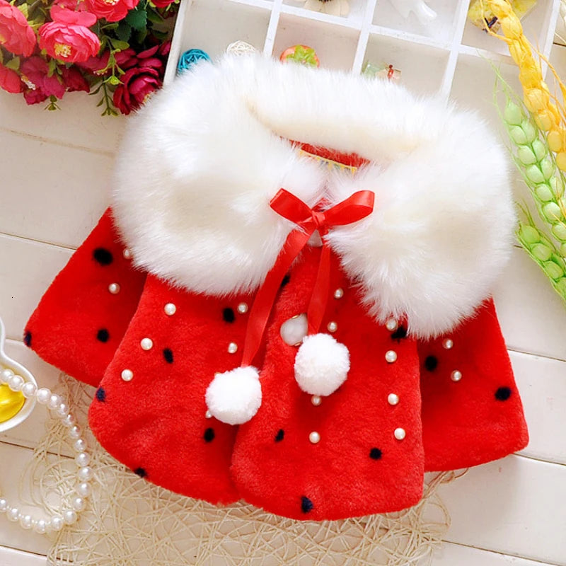 Baby girl clothes winter coat thick warm wool in USA