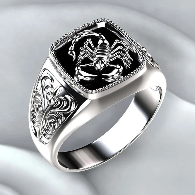 Huitan Viking Nordic Mythology Giant Wolf Men Ring in USA