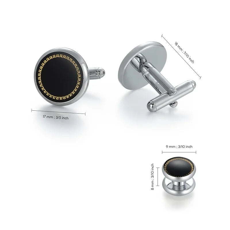 Wedding Cufflinks Tuxedo Studs Set Men Accessories Cufflinks in USA