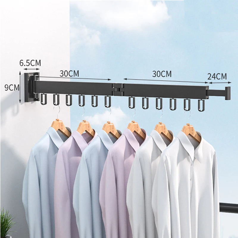 Retractable Cloth Drying Rack Folding Clothes Hanger IN USA.