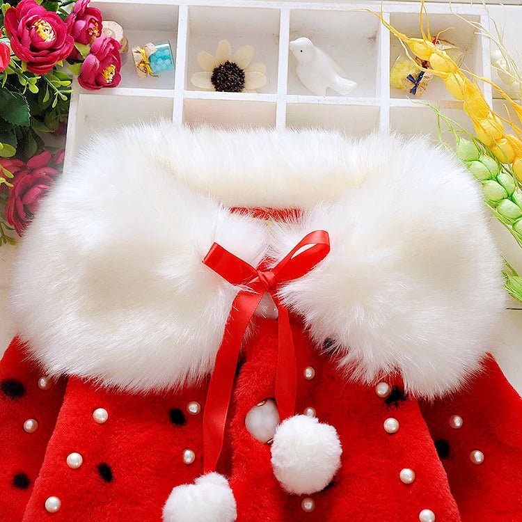 Baby girl clothes winter coat thick warm wool in USA