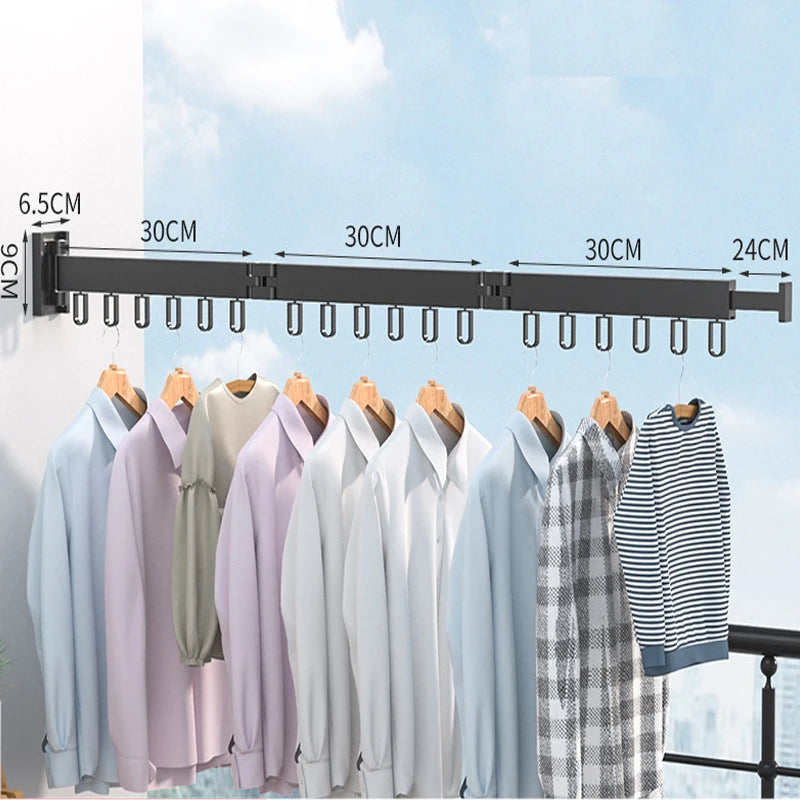 Retractable Cloth Drying Rack Folding Clothes Hanger IN USA.