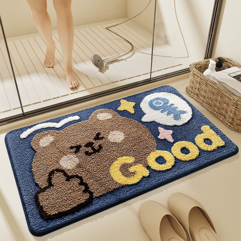 Absorbent Domestic Toilet Entrance Bedroom Floor Mat in USA.