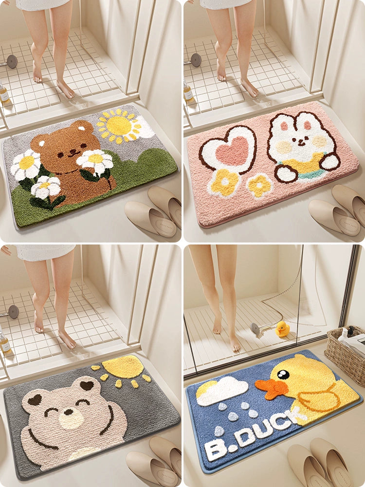 Absorbent Domestic Toilet Entrance Bedroom Floor Mat in USA.