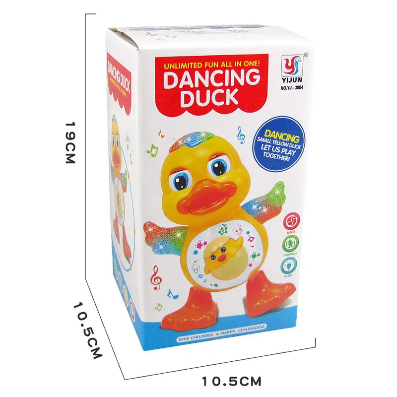 Electric Dancing Duck Funny Blink Eyes Flashing Light Shake in USA