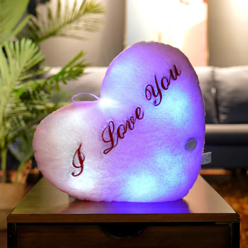 Children Plush Light Heart Toy Soft Present Birthday in USA