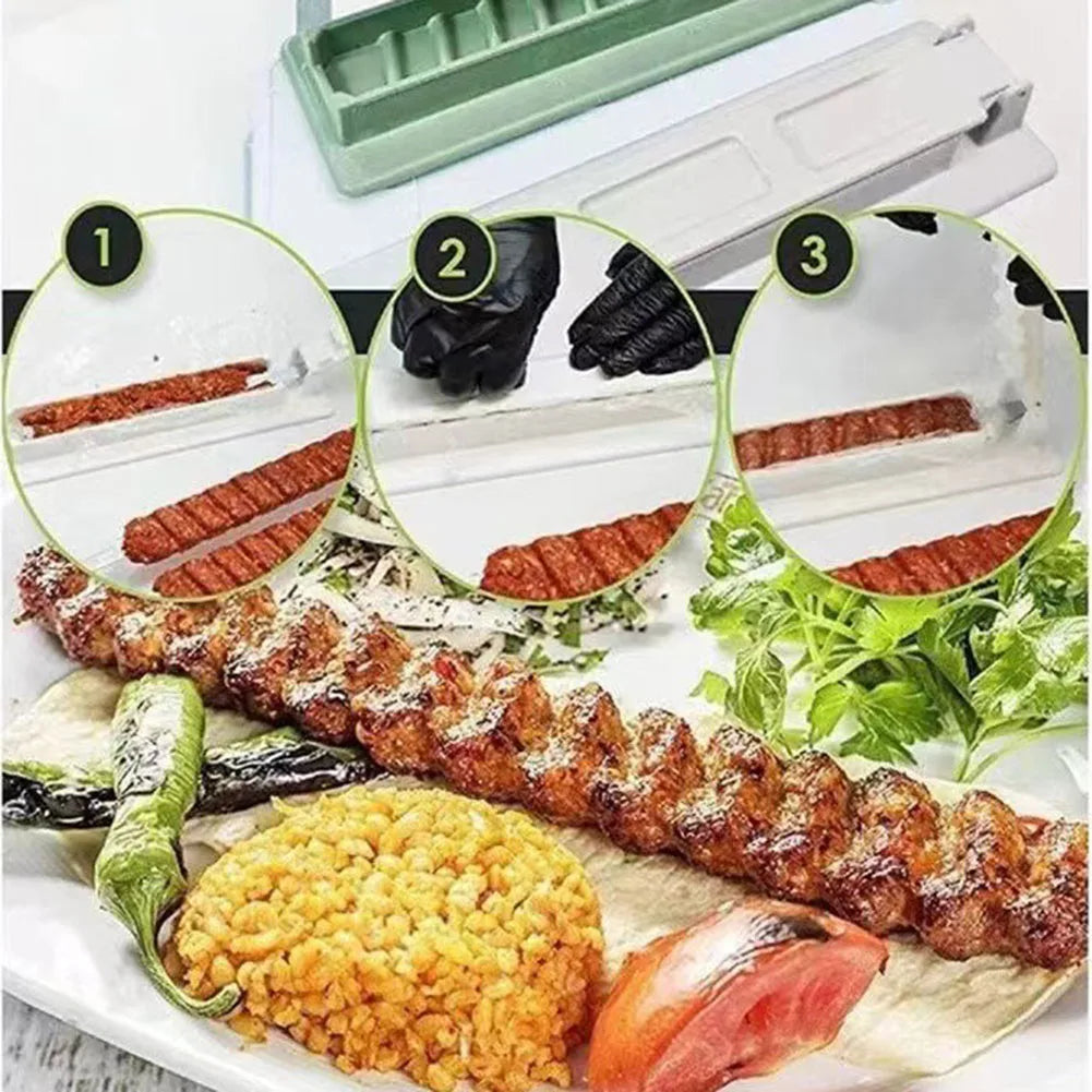 Long Kebab Makers Openable Food Grade Manual Skewer in USA.