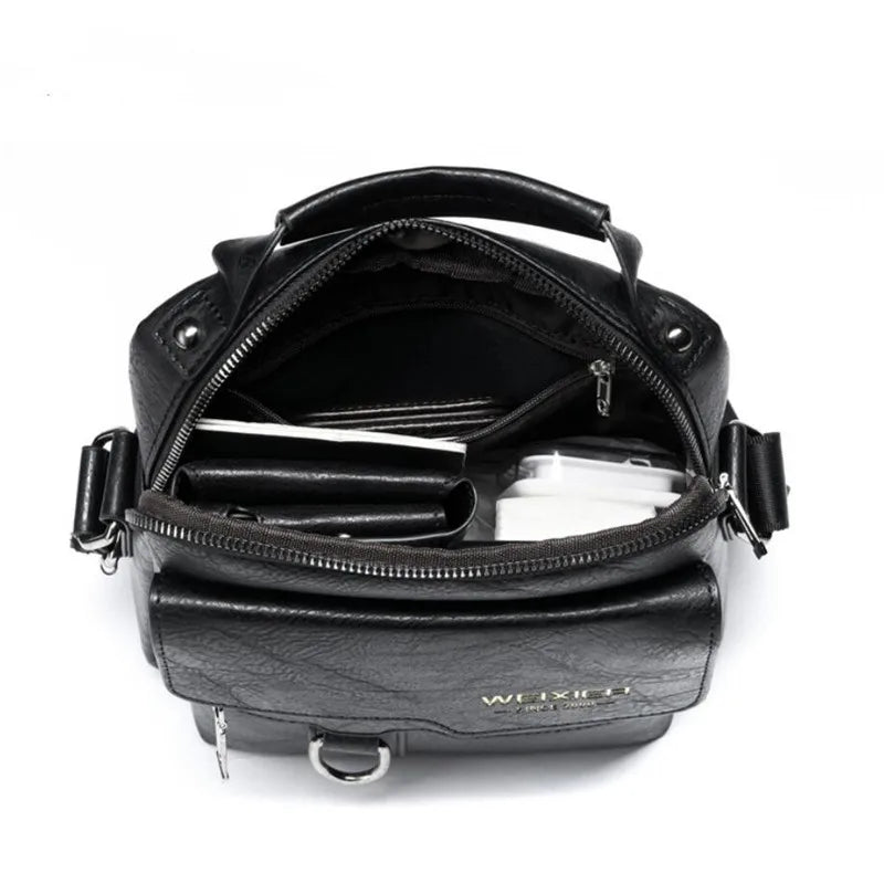 Men's Durable Shoulder Bag High Quality Leather in USA