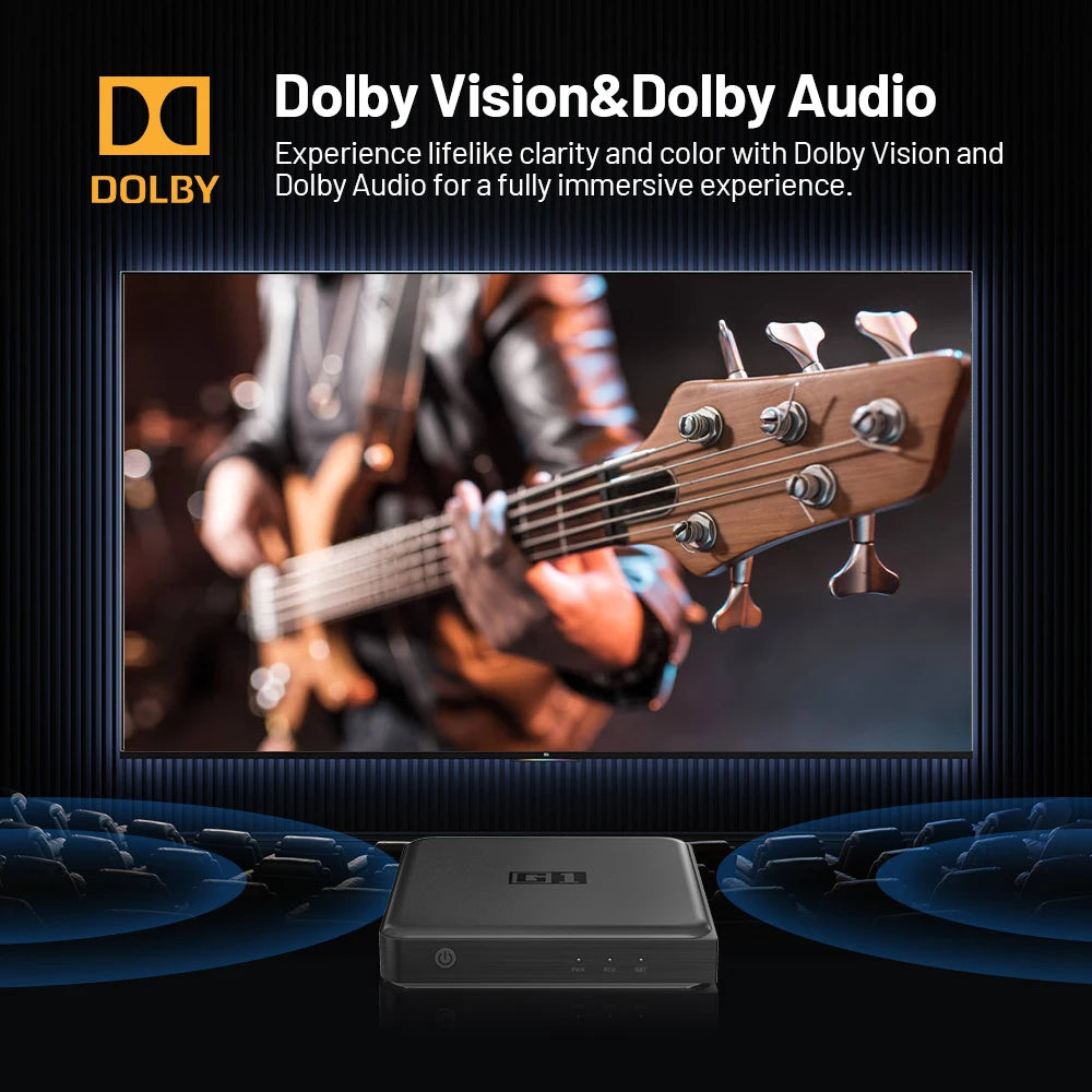 Ultra HD Google Certified Dolby Vision Streaming Media IN USA.