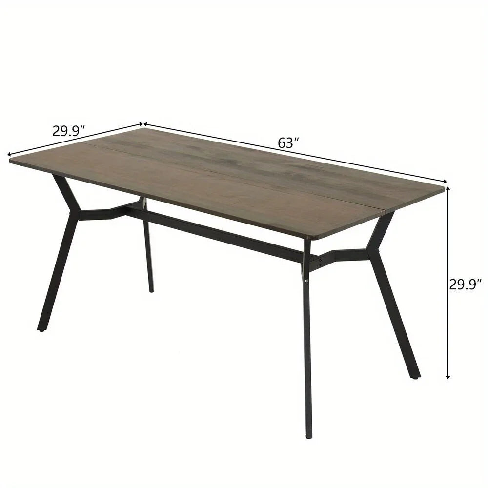 Rectangular Vintage Dining Table Moden Table Person in USA.