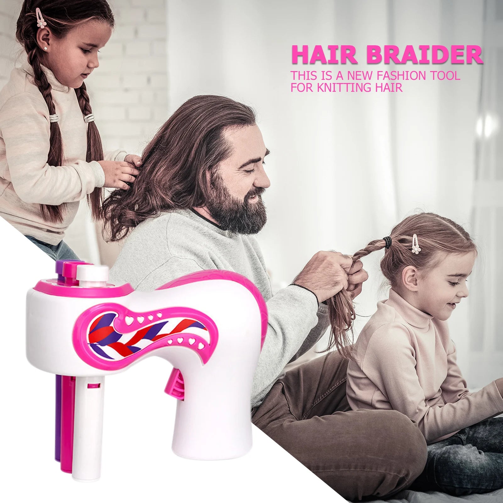 Automatic Hair Braider Electric DIY Hair Weave Machine in USA