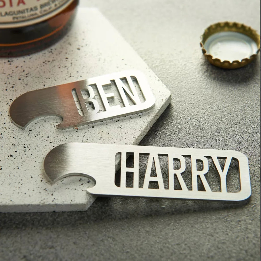 Customized Metal Bottle Opener Stainless Steel Best man in USA